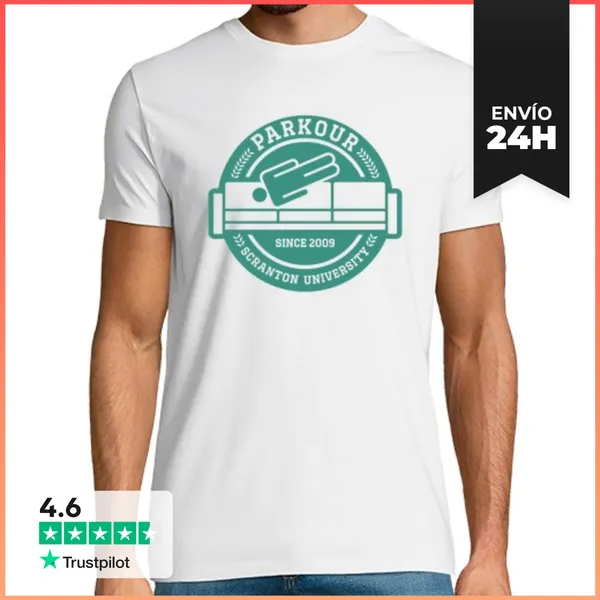 Camiseta Hombre Clásica PARKOUR CAMISETA, The Office, Michael