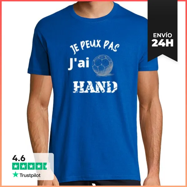Camiseta Hombre Clásica No Puedo Tengo Una Mano Don De Humor