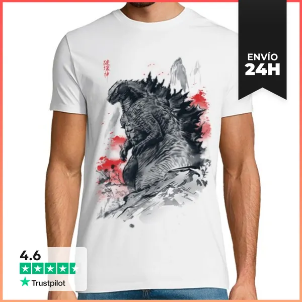 Camiseta Hombre Clásica Fear The God Of Destruction LaTostadora