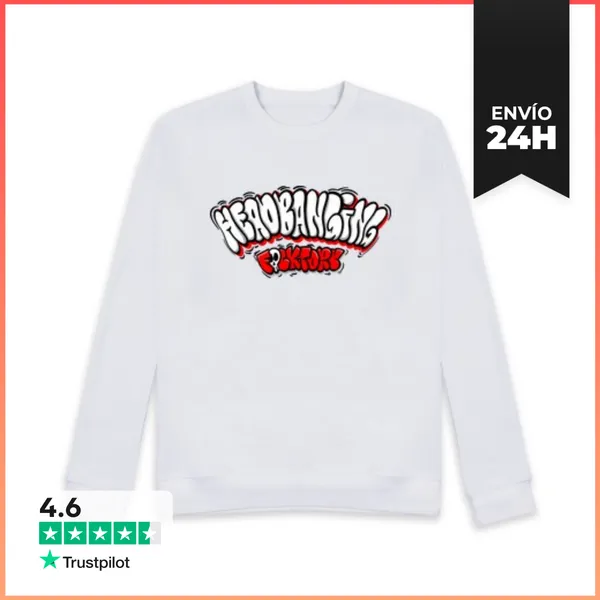 Sudadera Unisex Headbanging Graffiti LaTostadora
