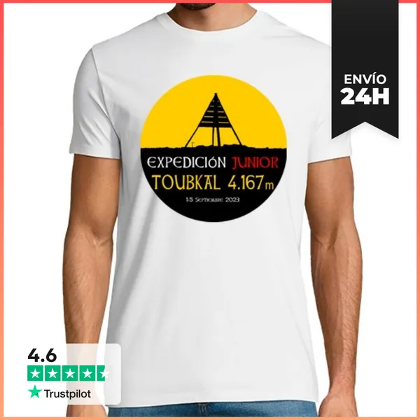 Camiseta Hombre Clásica TOUBKAL JUNIOR 2023 LaTostadora