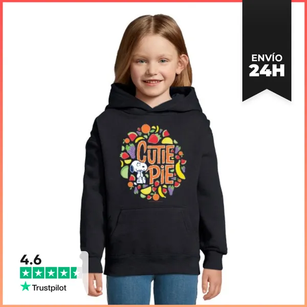 Sudadera Para Niños Con Capucha Snoopy Cutie Pie LaTostadora