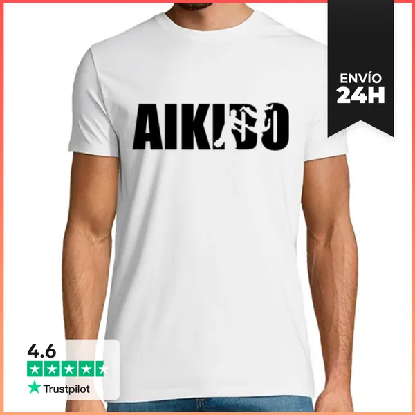 Camiseta Hombre Clásica Aikido LaTostadora