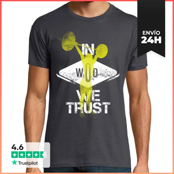 Camiseta Hombre Clásica In Wod We Trust LaTostadora