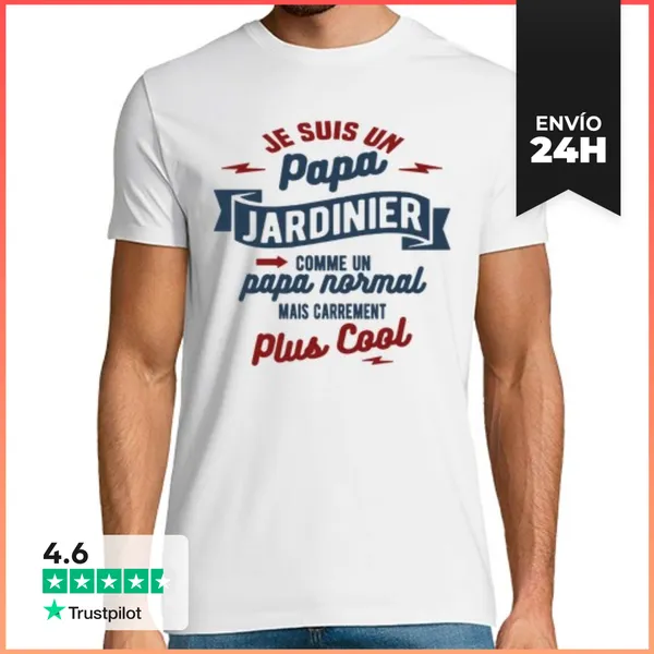 Camiseta Hombre Clásica Padre Jardinero LaTostadora