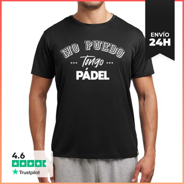 Camiseta Deportiva Hombre No Puedo Tengo Padel LaTostadora
