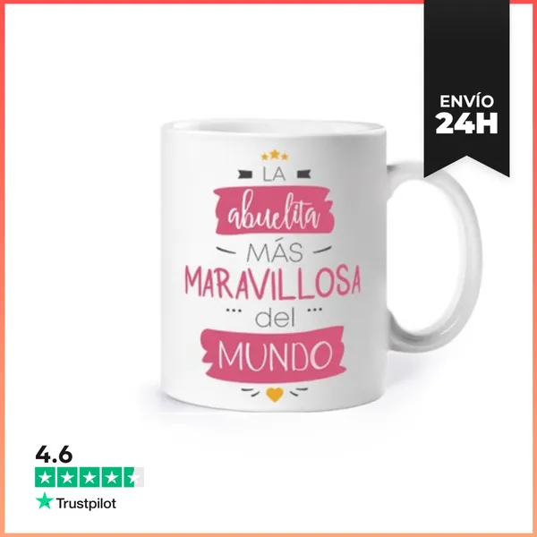 Taza La Abuelita Mas Maravillosa Del Mundo LaTostadora