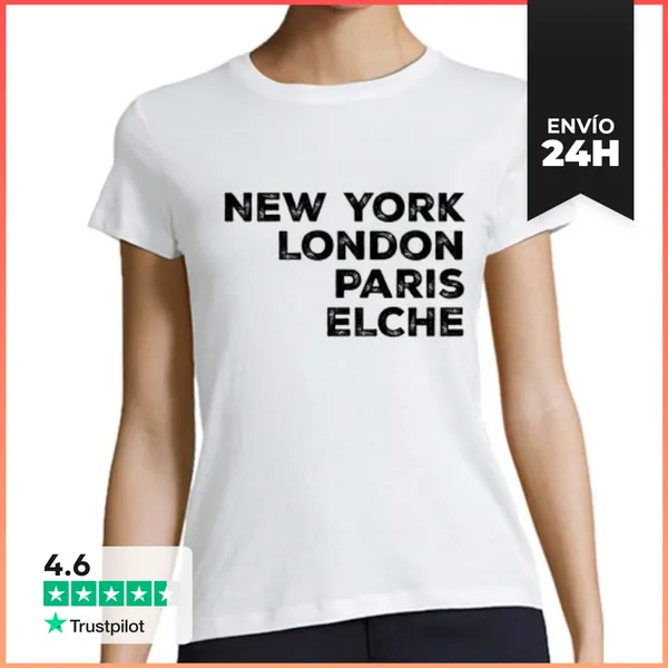 Camiseta Mujer Clásica Elche Vintage LaTostadora