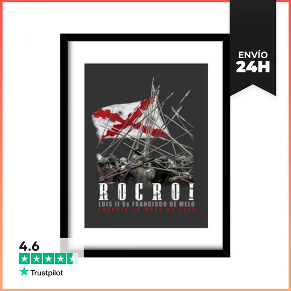 Cuadro Con Marco Vertical Rocroi LaTostadora