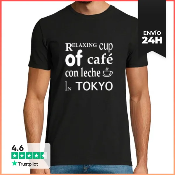 Camiseta Hombre Clásica Coffee In TOKYO Chico LaTostadora