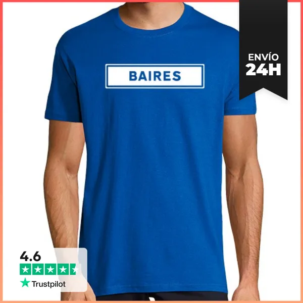 Camiseta Hombre Clásica BUENOS AIRES Nº 1177756 LaTostadora