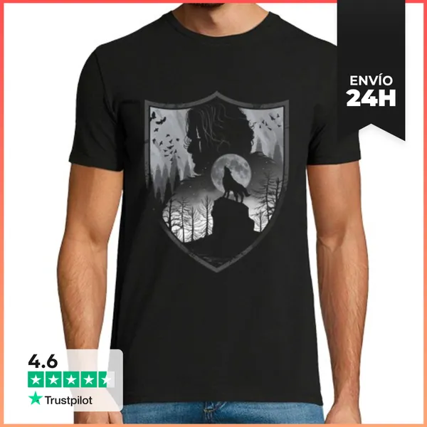 Camiseta Hombre Clásica Camisa De La Camisa De Los Direwolves
