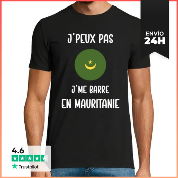Camiseta Hombre Clásica No Puedo Me Voy A Mauritania LaTostadora