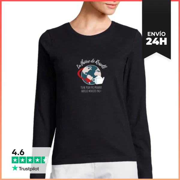 Camiseta Mujer Manga Larga Diseño 4753206 LaTostadora