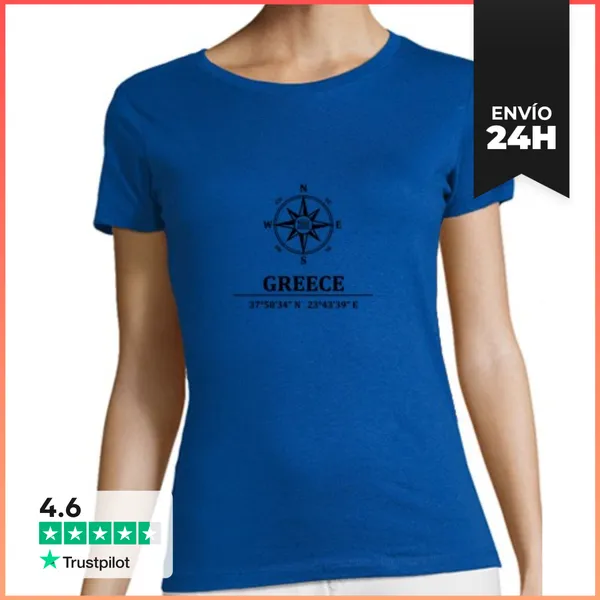 Camiseta Mujer Clásica Grecia LaTostadora