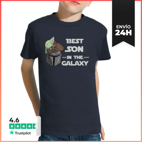 Camiseta Clásica Para Niños Best Son In The Galaxy LaTostadora