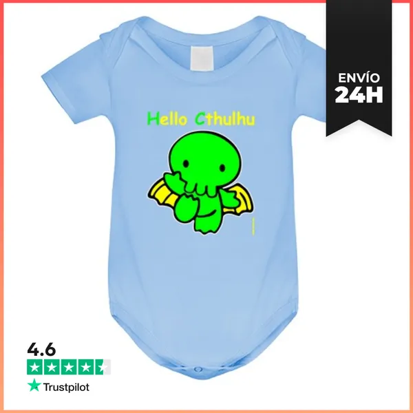 Body Bebé Hello Cthulhu LaTostadora