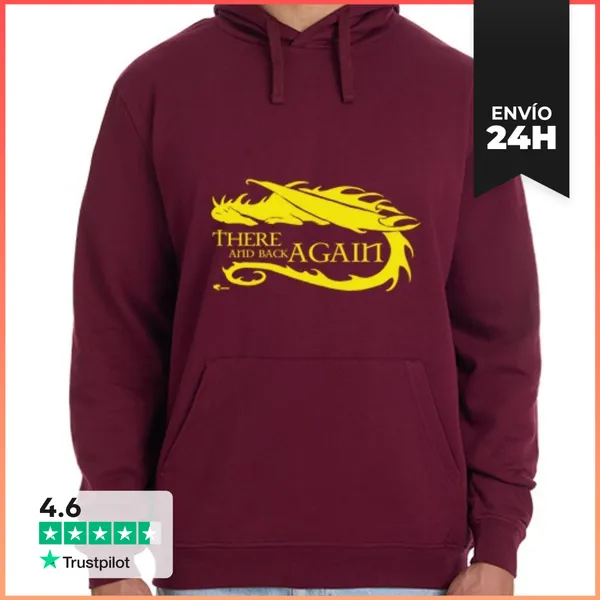 Sudadera Unisex Con Capucha SMAUG - LaTostadora