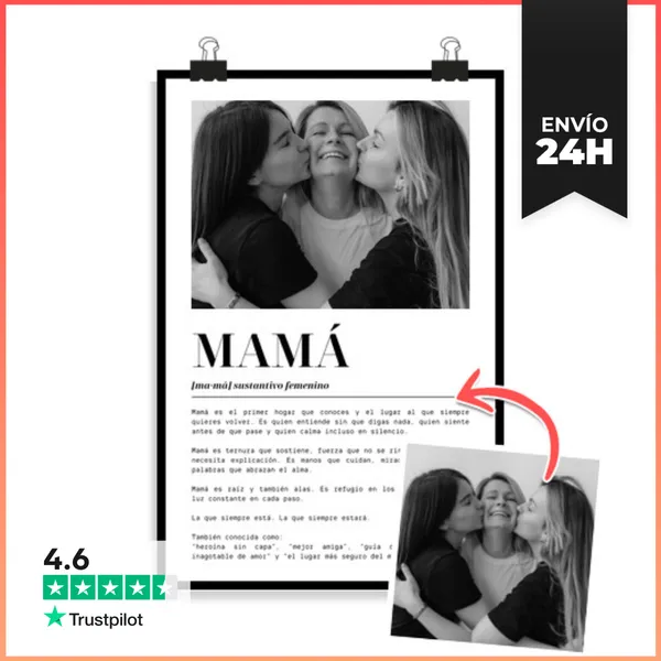 Póster Vertical Poster Mama Definición O Significado Con Foto