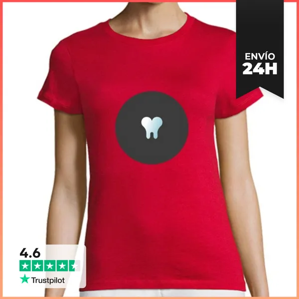 Camiseta Mujer Clásica Muela Del Juicio. Diente LaTostadora