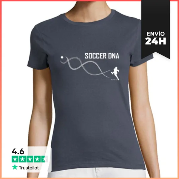 Camiseta Mujer Clásica Soccer DNA LaTostadora