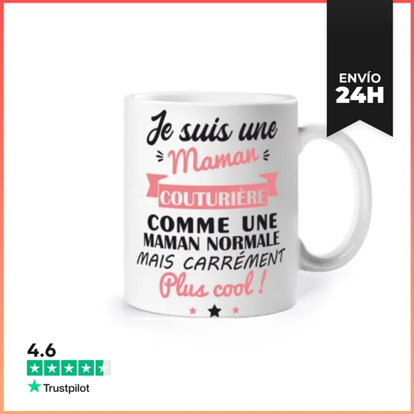 Taza Madre Costurera Cosiendo LaTostadora