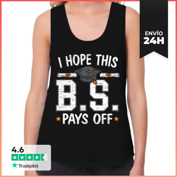 Camiseta Mujer Sin Mangas, Loose Fit Espero Que Esta Tontería