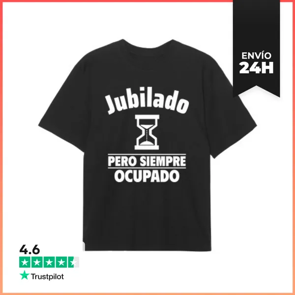 Camiseta Oversize Jubilado, Pero Siempre Ocupado LaTostadora