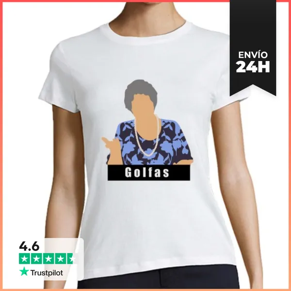 Camiseta Mujer Clásica Golfas LaTostadora