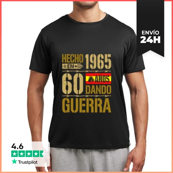 Camiseta Deportiva Hombre Dando Guerra Desde 1965 LaTostadora