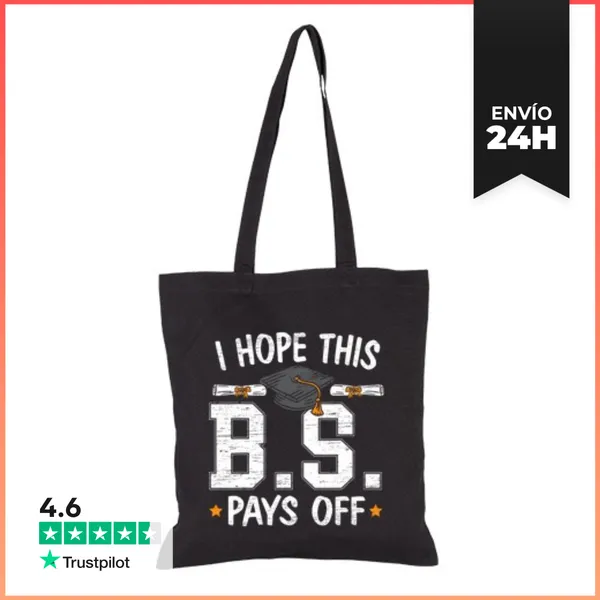 Bolsa De Tela Espero Que Esta Tontería Valga La Pena En La
