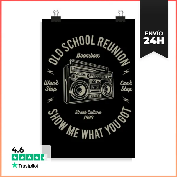 Póster Vertical Boombox LaTostadora