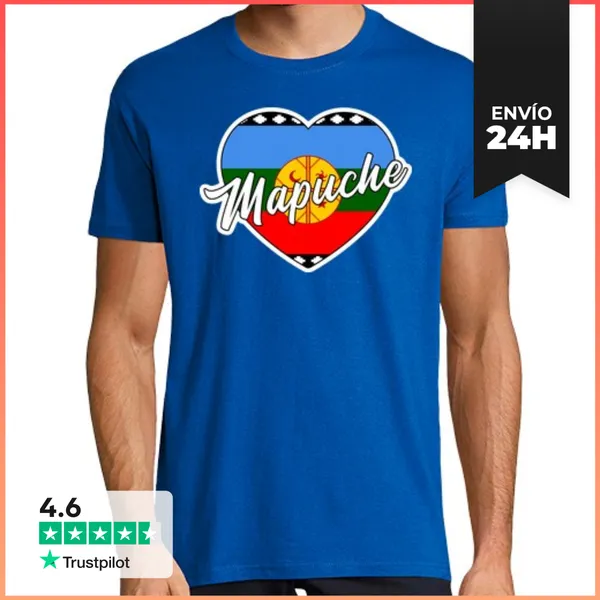 Camiseta Hombre Clásica Mapuche LaTostadora