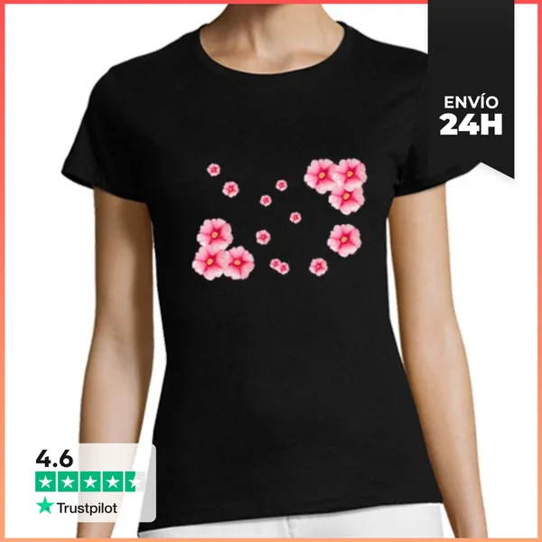 Camiseta Mujer Clásica Petunias LaTostadora