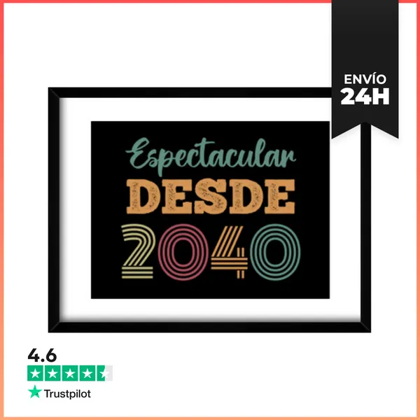 Cuadro Con Marco Horizontal ESPECTACULAR DESDE 2040 LaTostadora