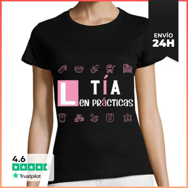 Camiseta Mujer Clásica Mama En Practicas Divertida Fu LaTostadora