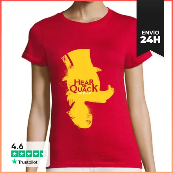 Camiseta Mujer Clásica Scrooge Mclannister - Mujer Camiseta
