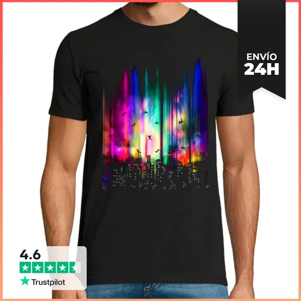 Camiseta Hombre Clásica Siente Sin Gravedad LaTostadora