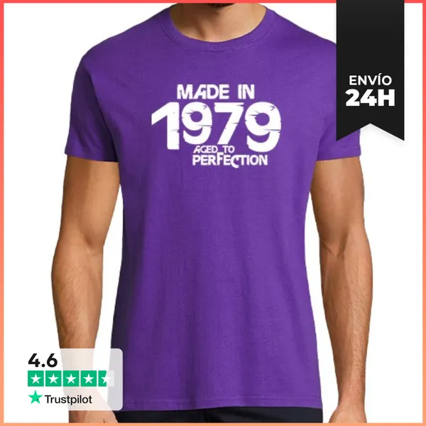Camiseta Hombre Clásica 1979 FarCry Negro LaTostadora