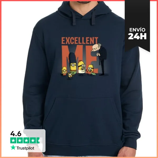 Sudadera Unisex Con Capucha Burns, Mi Villano Favorito
