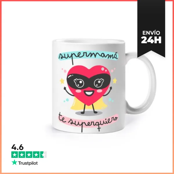 Taza Supermamá Te Superquiero LaTostadora