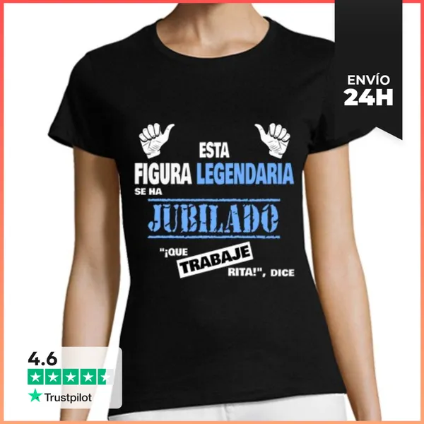 Camiseta Mujer Clásica Regalo Gracioso Jubilacion Jubilado