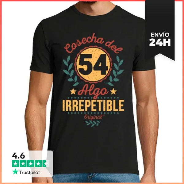 Camiseta Hombre Clásica Cosecha Del 54. Irrepetible LaTostadora