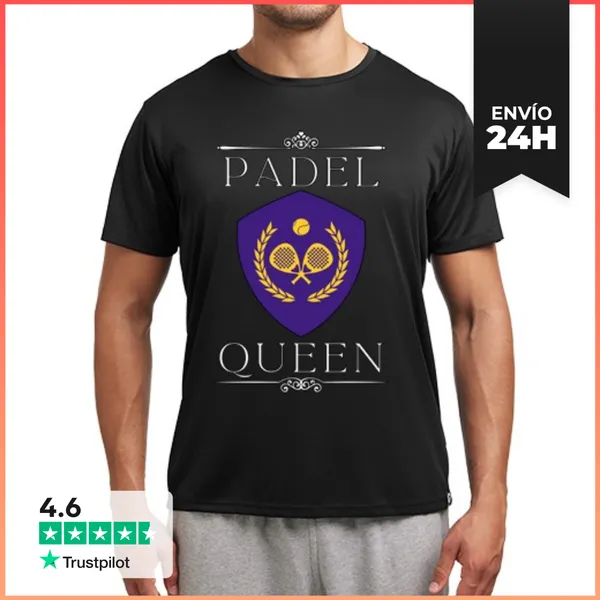 Camiseta Deportiva Hombre Padel Queen LaTostadora