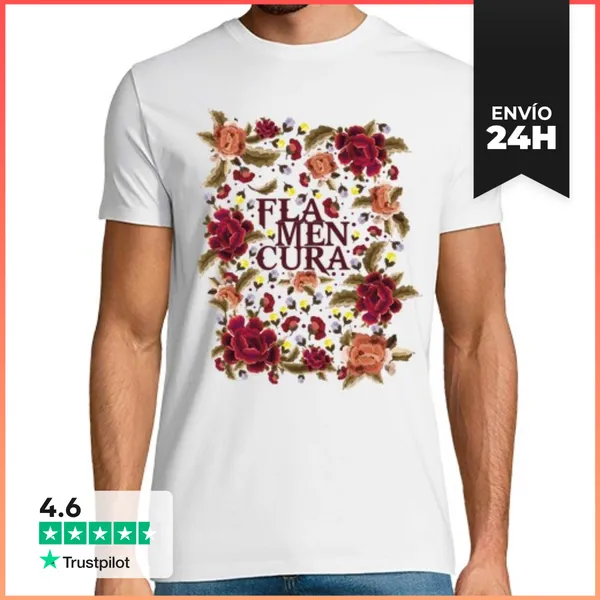 Camiseta Hombre Clásica Flamencura LaTostadora
