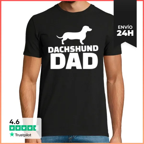 Camiseta Hombre Clásica Papá Salchicha LaTostadora