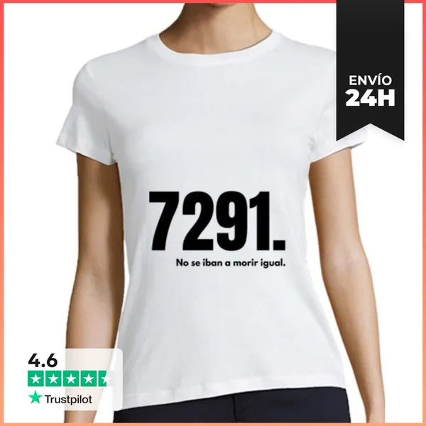 Camiseta Mujer Clásica 7291 Covid Madrid LaTostadora