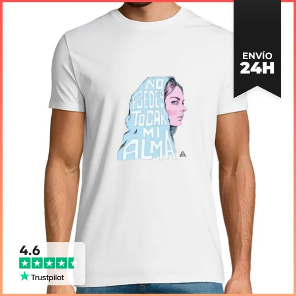 Camiseta Hombre Clásica No Puedes Tocar Mi Alma LaTostadora