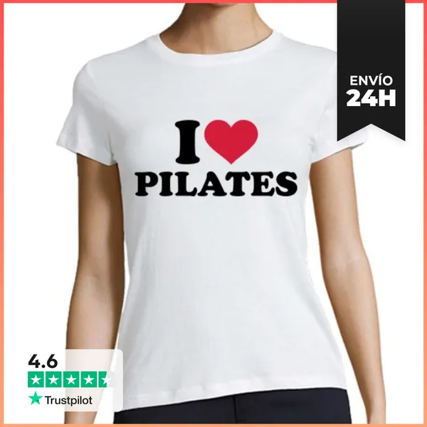 Camiseta Mujer Clásica Amo Pilates LaTostadora