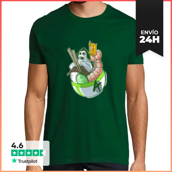 Camiseta Hombre Clásica Rice Bowl Nº24 LaTostadora